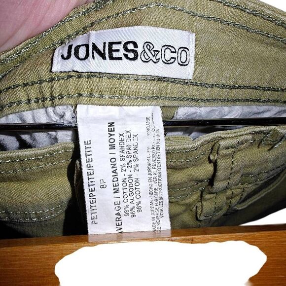 Jones & Co Khaki Colored Petite Y2K Pants - Picture 4 of 5
